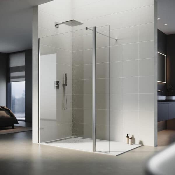 SONNI Walk-In-Dusche Klar 70cm