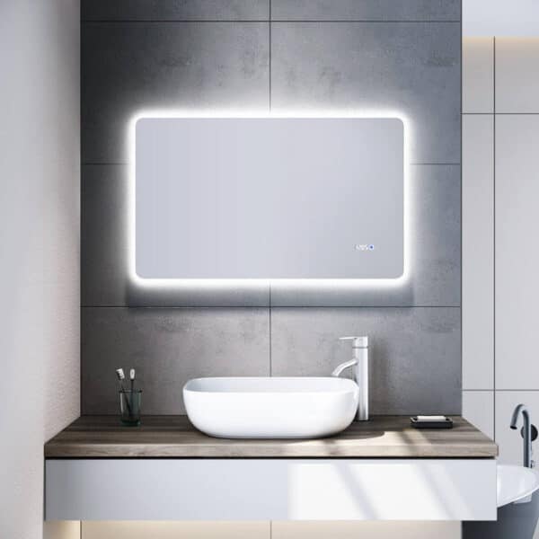 SONNI Bluetooth LED Badspiegel 120x60 cm