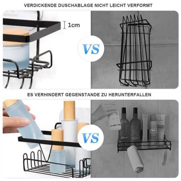 DOPWii Duschablage 2er Set Aufbewahrung Test